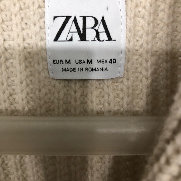 Zara men chic luxe shawl collar cardigan size m - Picture 2 of 7